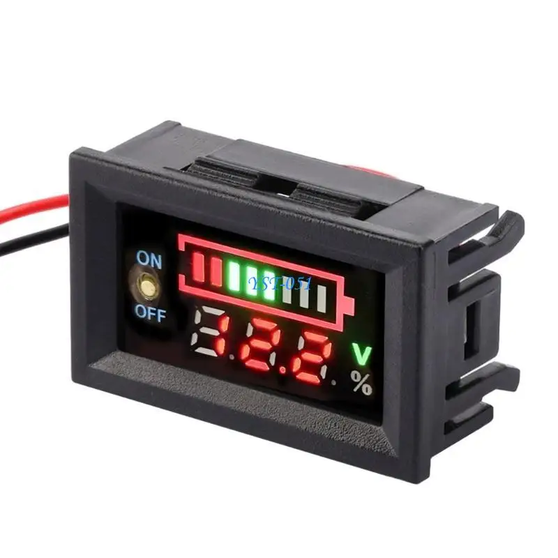 

E15A LED Digital Voltmeter Accuracy LED Reader fit for Monitoring Voltages