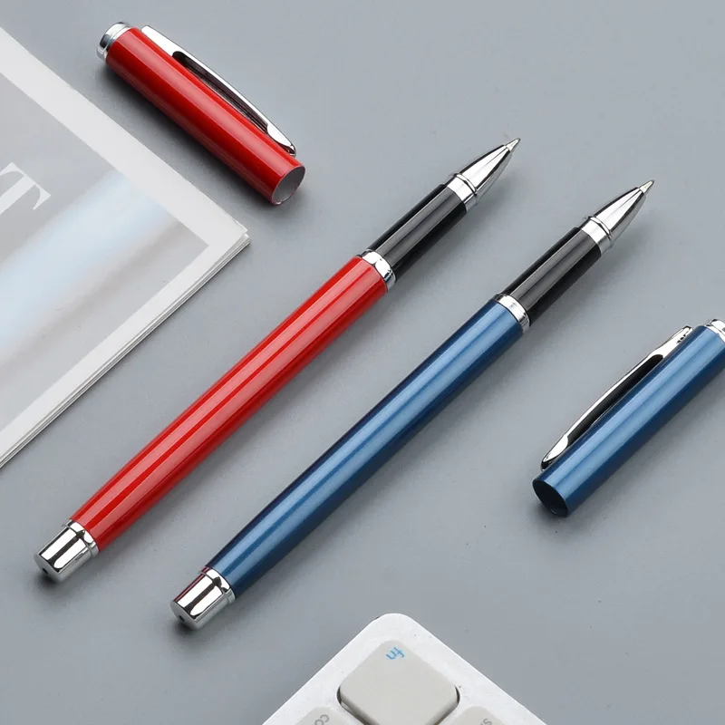

Металлическая многоразовая ручка для подписи, деловая ручка, чернила 0,5 мм, канцелярские товары, подарки для школы, студенческие письменные принадлежности, канцелярские принадлежности