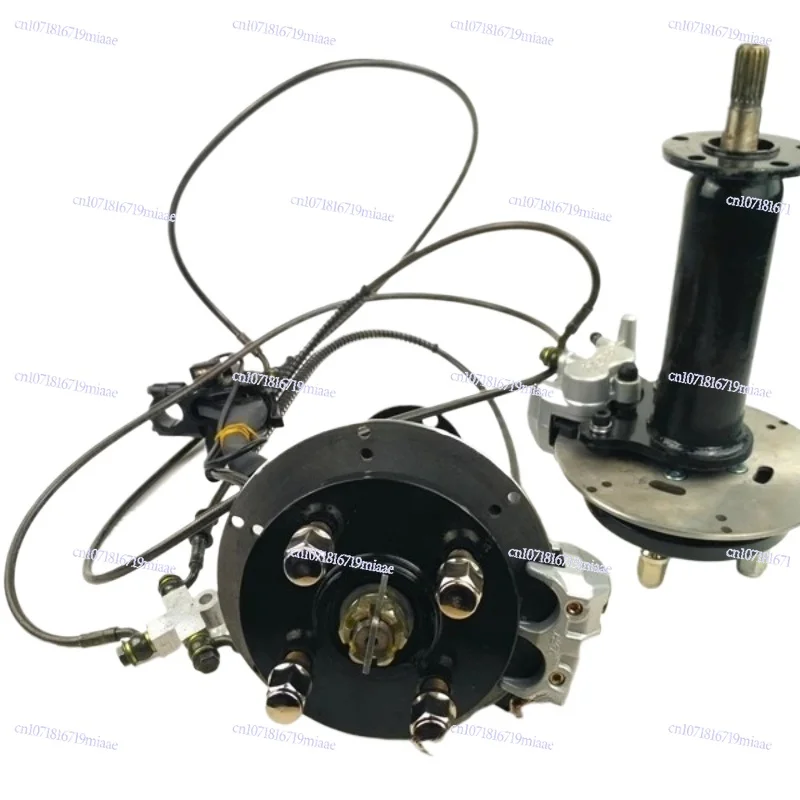 

Electric tricycle motor rear axle assembly, tricycle disc brake rear axle, climbing gear oil brake rear axle disc brake