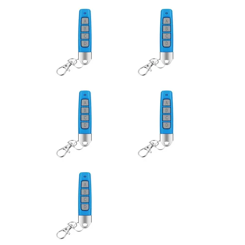 

AS62 5X 433Mhz RF Remote Control Compact Wireless Duplicator For Garage Doors Gates Systems Universal D