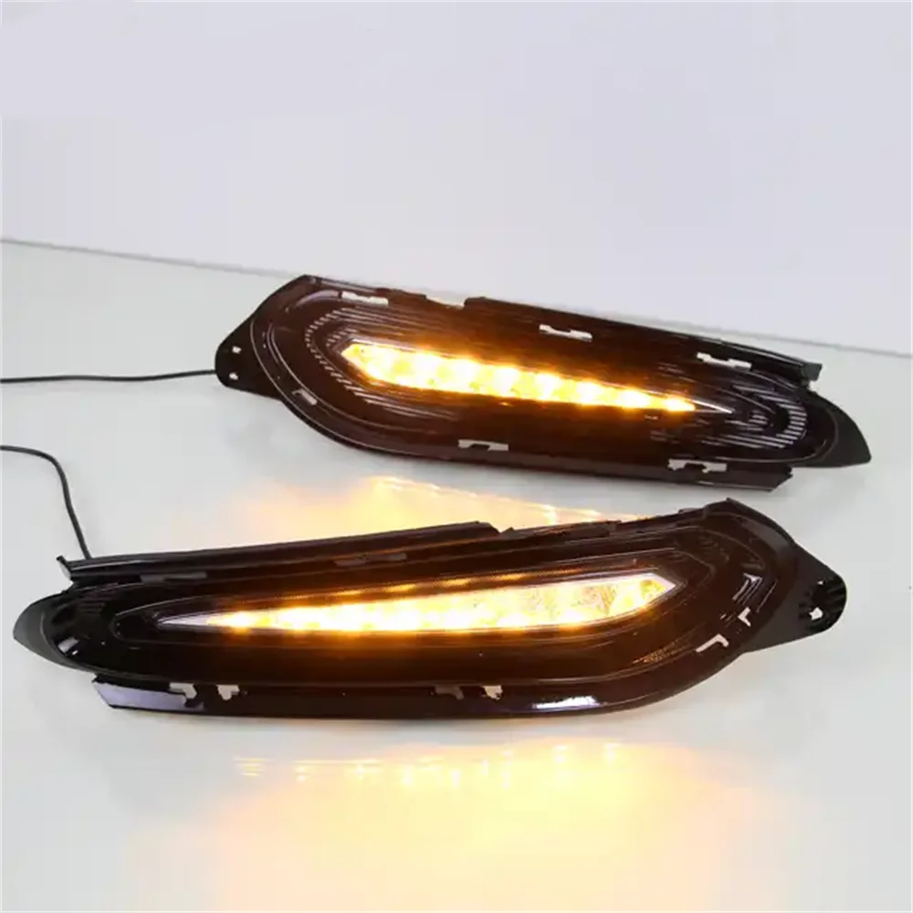 Auto Accessories Front Fog Lamp Led Drl For Honda Vezel/HR-V 2014 2015 2016 Daytime Running Light Daylight