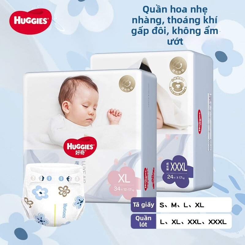 Tã bỉm Huggies siêu mỏng thoáng khí