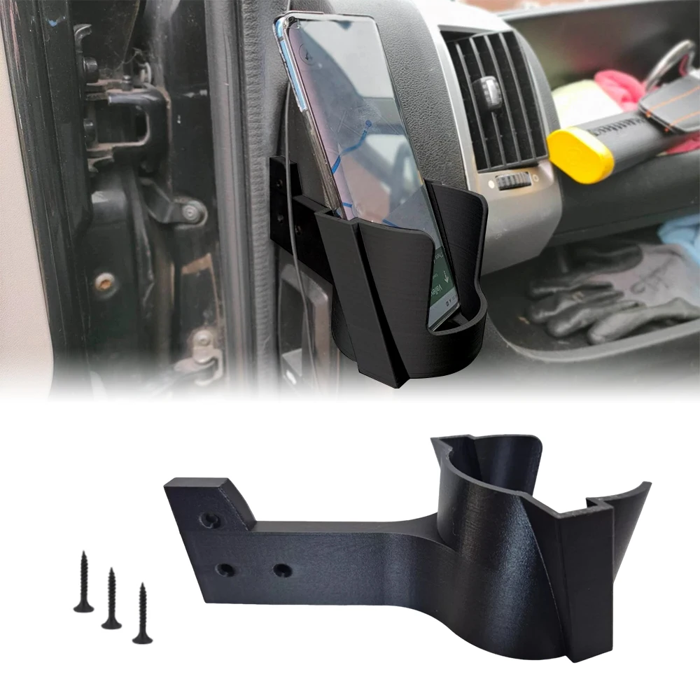 1 Soporte para Teléfono Móvil para Peugeot Boxer, Citroen Relay, Fiat Ducato, Soporte para Vasos para Coche, Soporte de Almacenamiento Interior para RV, Accesorios