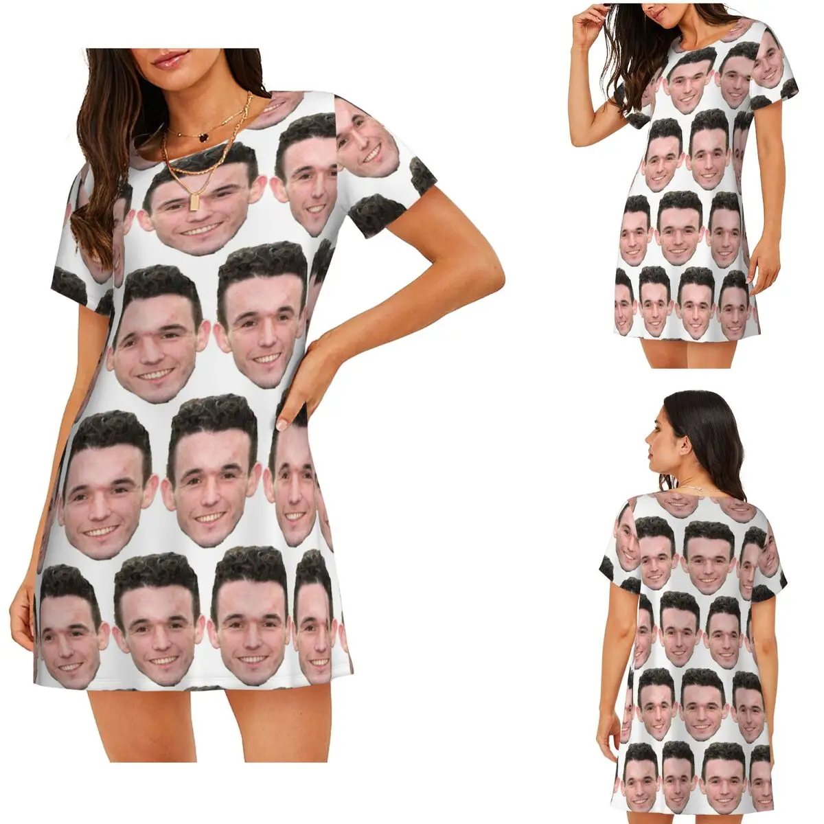 John McGinn Aston Villa Hibs Hibernian Short Sleeves Nightdress For Sleepshirts Women Short Sleeve Nightgowns Pajama Dress