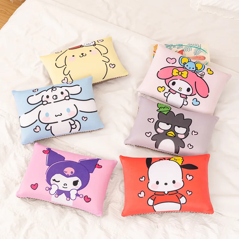 

Cool Cartoon KuroKami Neck Pillow with Memory Foam for Office and School Nap, Portable Rest Pillow