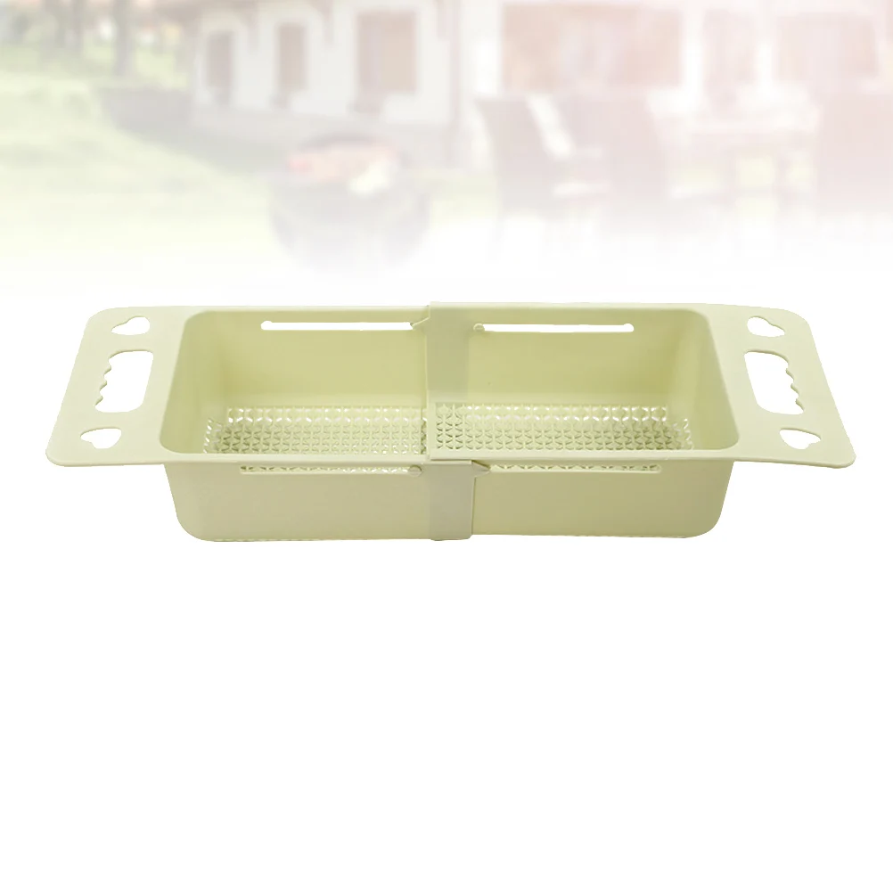 

1Pcs Expandable Sink Colander High-Density Draining Basket for Pasta Vegetables Multi-Use Kitchen Strainer Compact Foldable