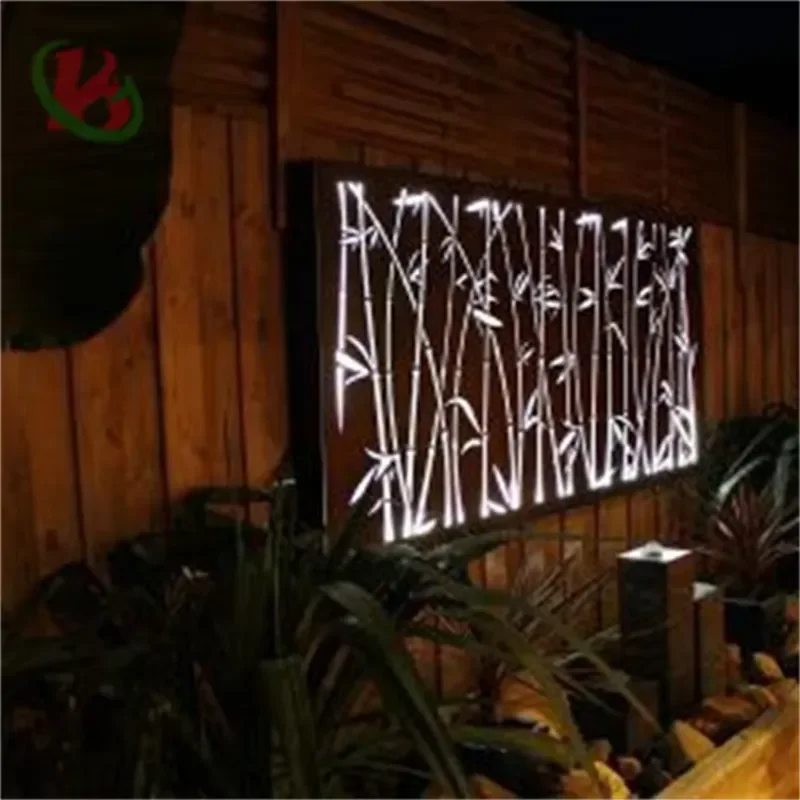 Economic and Durable Small Outdoor Corten Color Lights for Courtyard Lighting for City Gardens Landscape