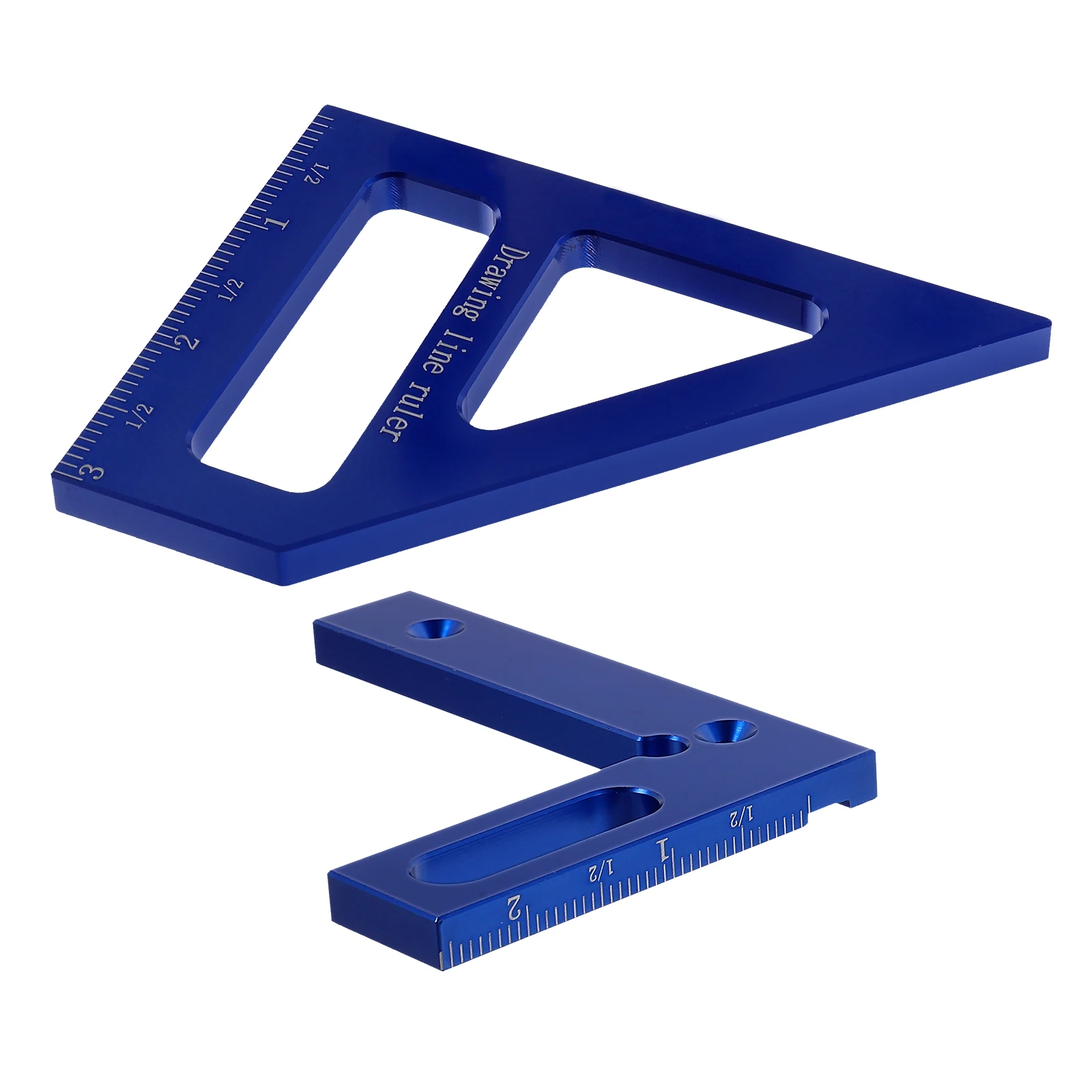 

Scribe Multifunctional Ruler Right Angle Square Aluminum Alloy Multi-functional Measuring