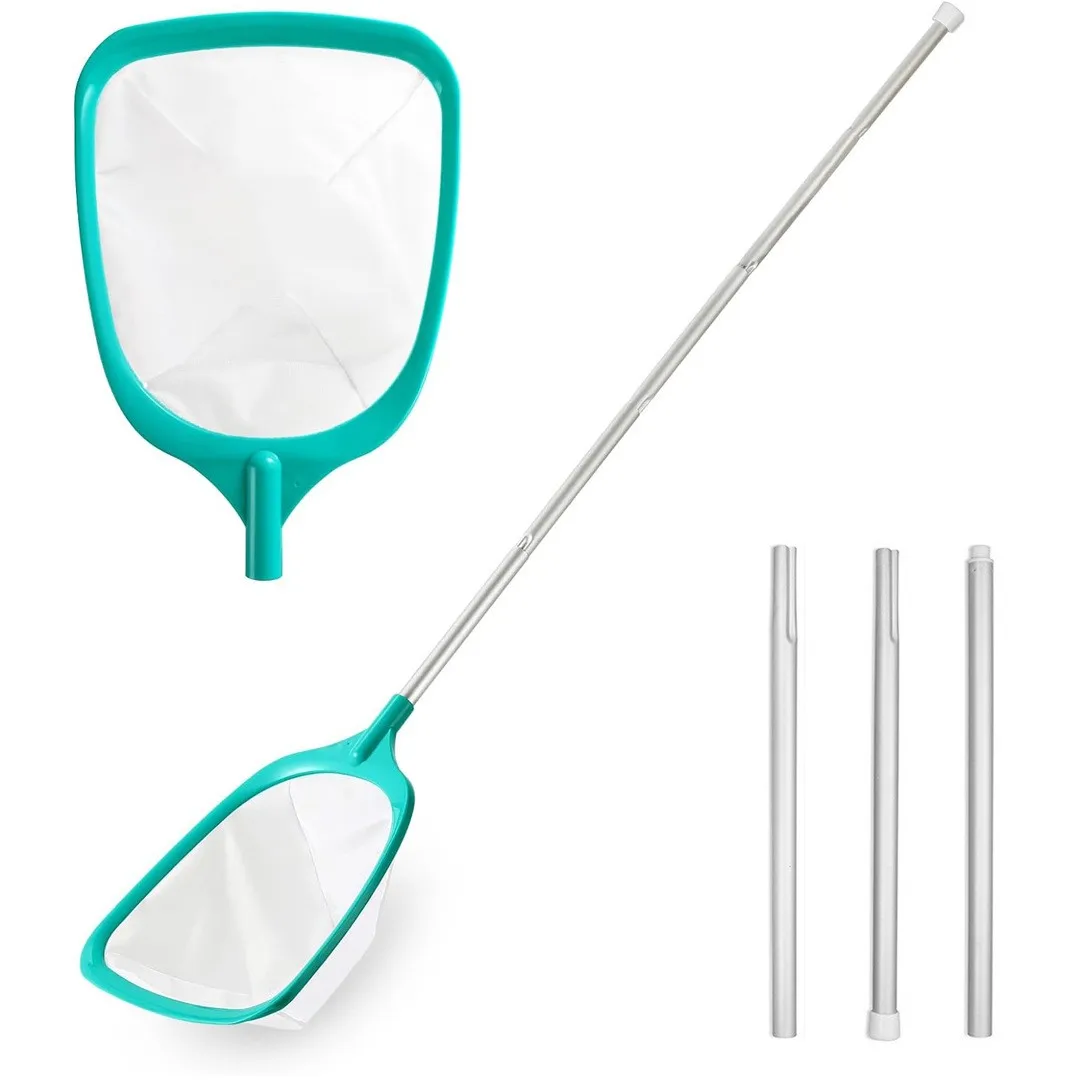 

1 шт., сетка для чистки скиммера для бассейна, сетка для скиммера для бассейна с телескопической сеткой для бассейна, аксессуары для чистки бассейна, инструменты для мусора