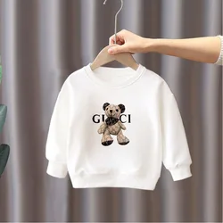 Luxury Brand Hoodie Sweatshirts Autumn and Winter Cotton Fleece Children's Hoodie Sweater Kids Girls Boys Clothes