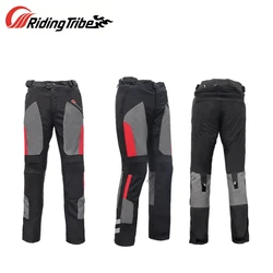 Men Motorcycle Pants Summer Breathable Motocross Professional Riding Protective Trousers with Waterproof Liner and Free Kneepads