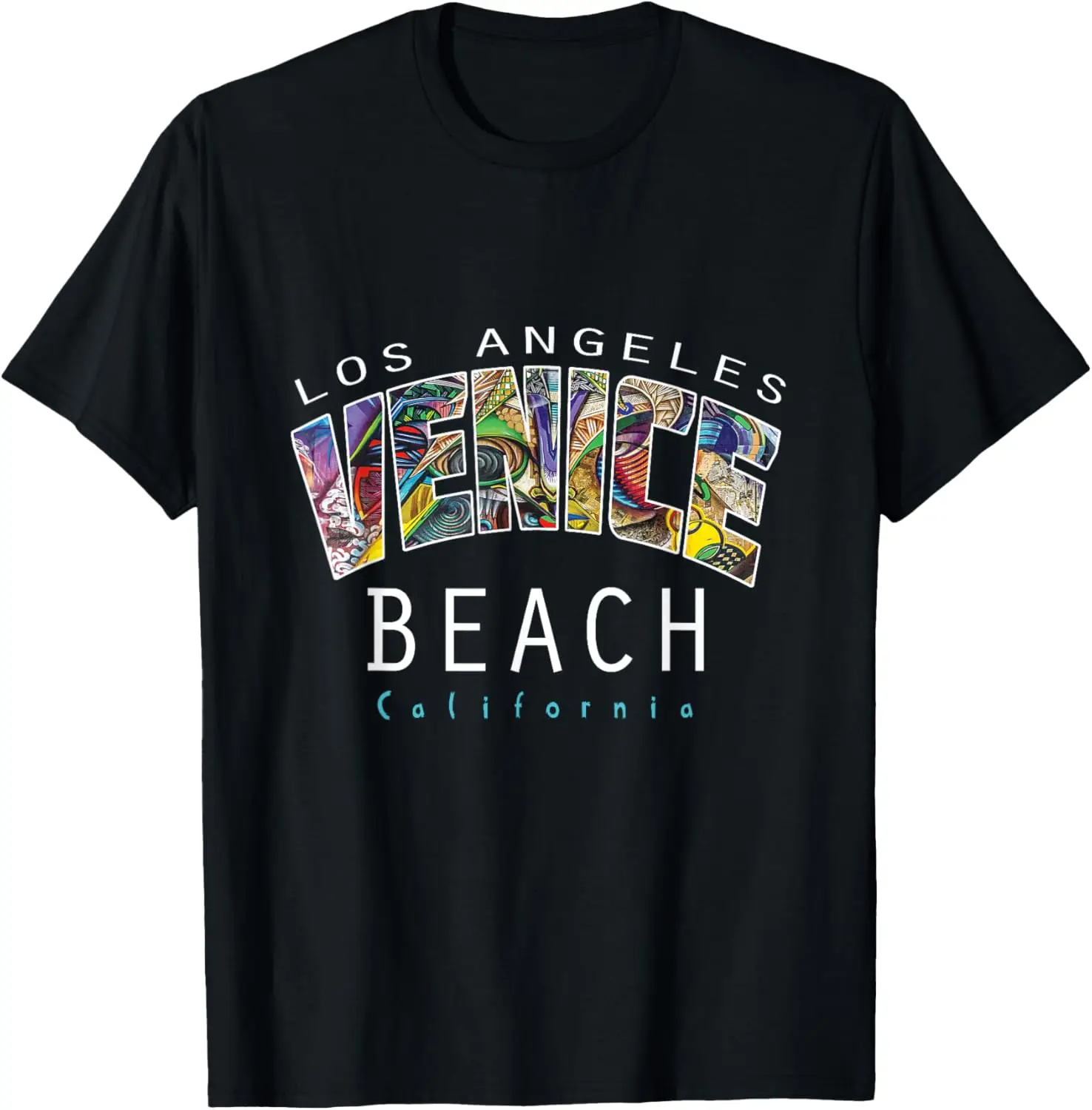 Venice Beach Graffiti Art Los Angeles California T-Shirt