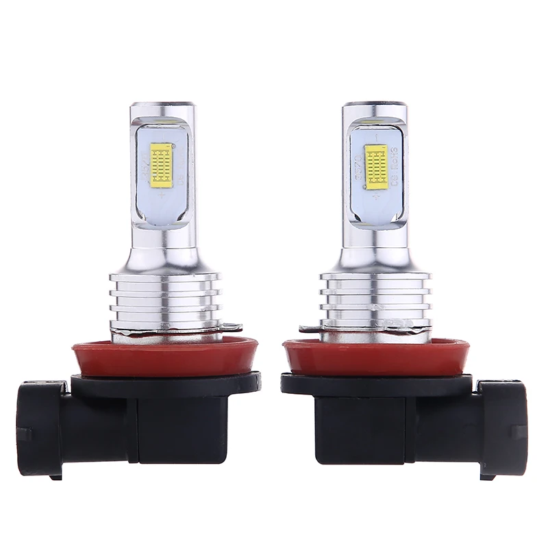 2Pcs H8 H11 LED HB4 9006 HB3 9005 Fog Lights Bulb CSP Car Driving Running Lamp Auto Led Light White Yellow Blue Green 12V 24V