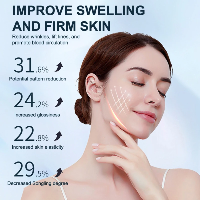 New Microcurrent Face Lifting Massager - New Mini Lift Device, Electric Face Massager With 3 Gear Speeds