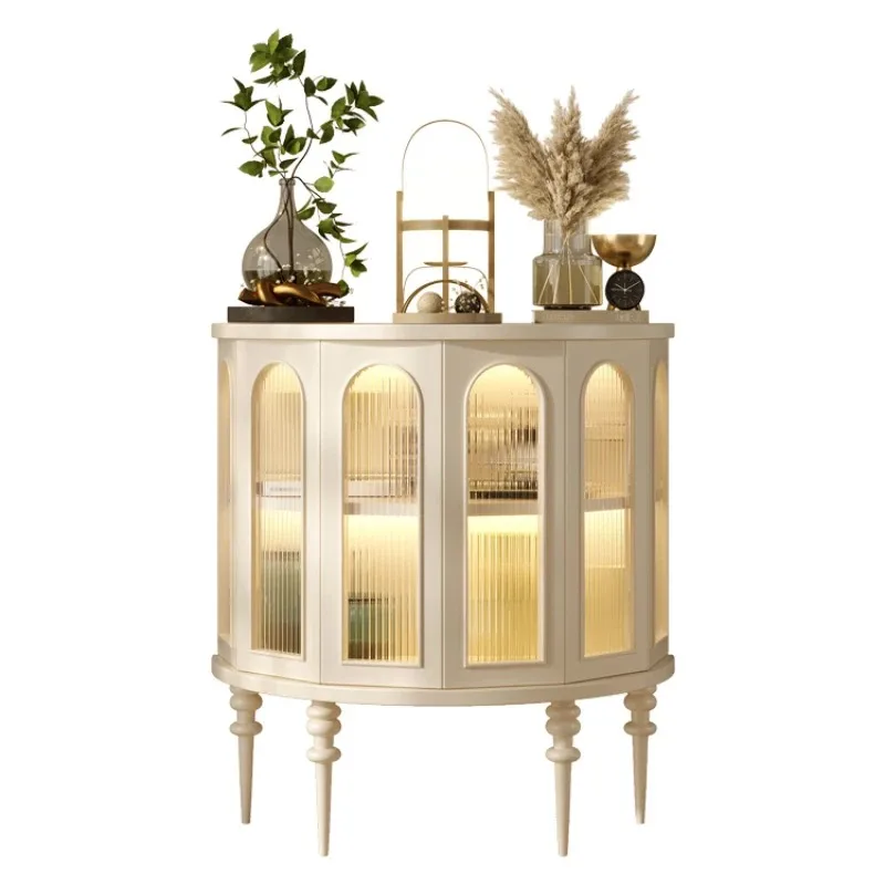 Nordic Morden Living Room Cabinets Organizer Display White Showcase Entrance Cabinet Storage Wooden Szafki Do Salonu Furniture