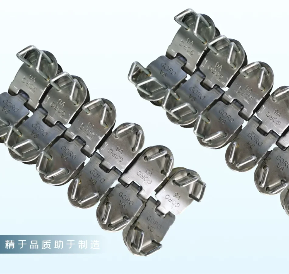 Width:300-500MM High-strength conveyor belt connection Transport belt buckle V6 integrated buckle, conveyor belt joint buckle