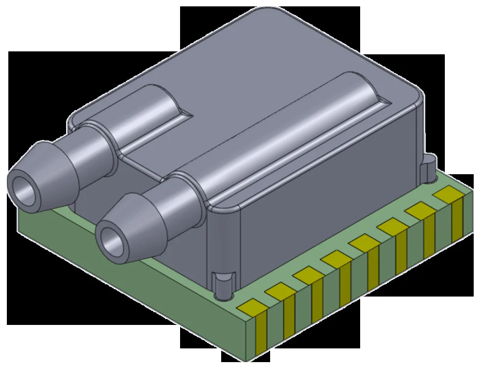 All Sensors Pressure Sensor DLC-L20D-D4 Differential Pressure 20inH2O Digital Output I2C 5Kpa