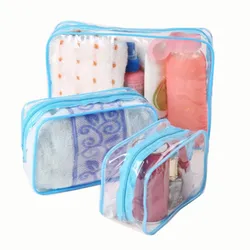 Swimming Bag Transparent Handbags Beach Pool Organizer For Women Sports Travel Bathing Storage Bag Waterproof Phone Pouch