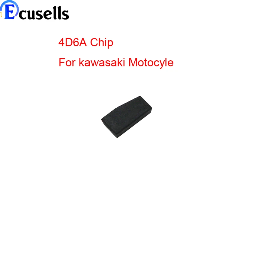 Chip 4D6A, transpondedor automático de carbono, Chip de cerámica para coche, Chip de llave en blanco para kawasaki Motocyle