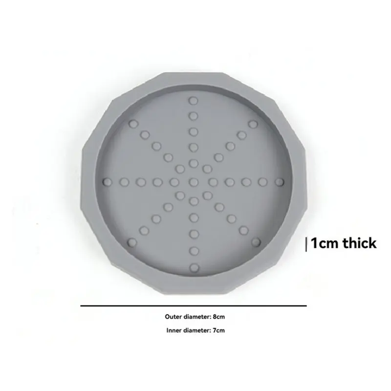ABDJ-Anti-Slip Coffee Tamping Pad For Espresso Machine Round Food Grade Silicone Compact Pour-Over Tamper Mat