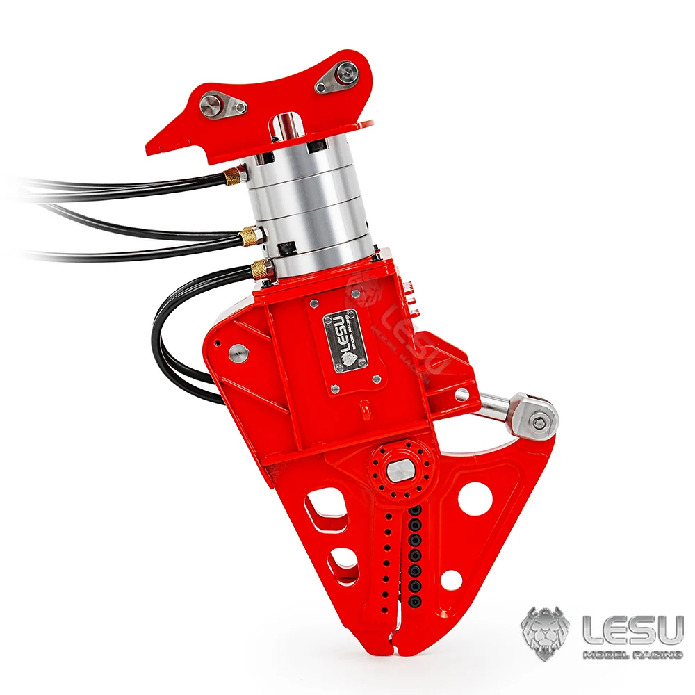 LESU 1/14 RC Hydraulic Model Excavator Model Toy 270° Rotation Hydraulic Cylinder Hydraulic Shear Attachment AT-C0053