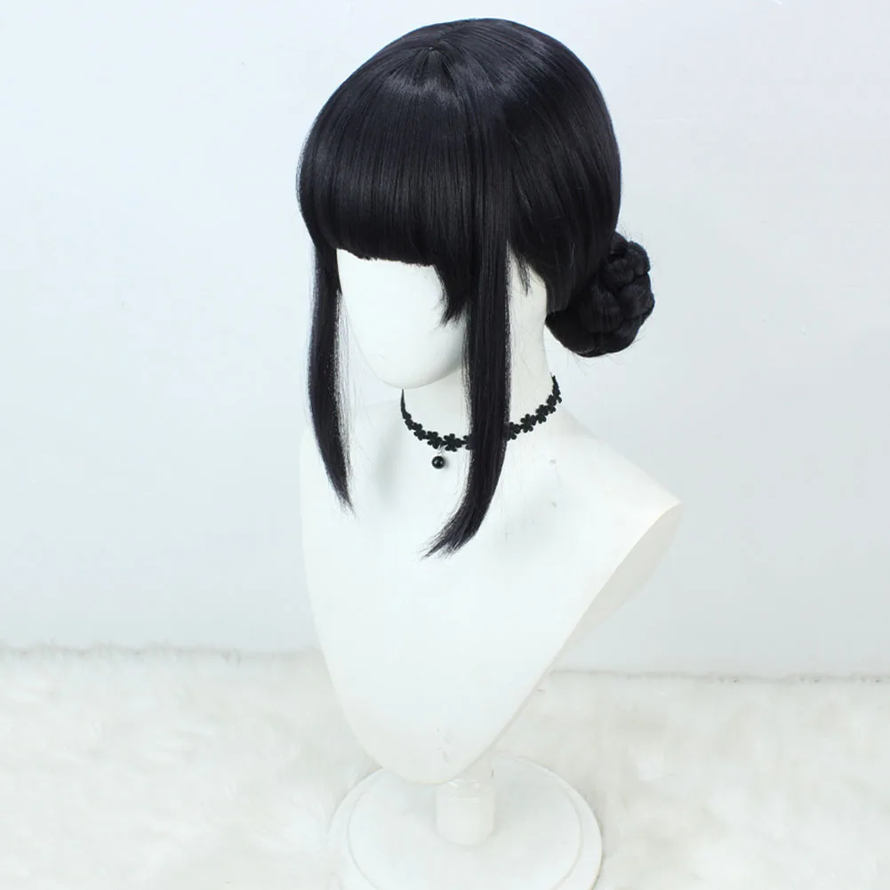 شيطان الصيادين شعر مستعار تأثيري مقاومة للحرارة الاصطناعية الشعر تأثيري أنيمي الباروكات سر الرومانسية زي هالوين أنيمي الملحقات