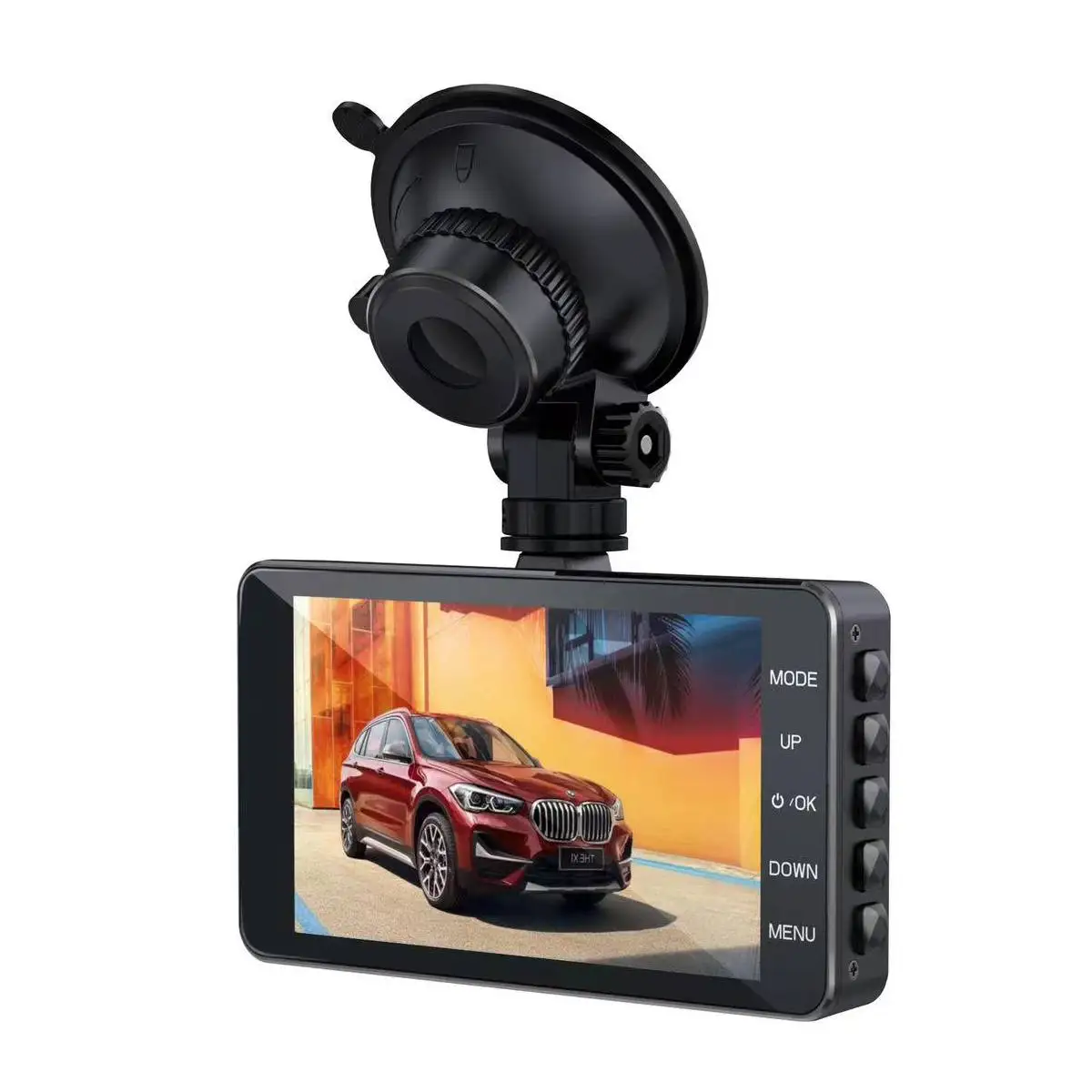 

4-Inch IPS Touch Screen 3-Way 1920*1080P HD WiFi Car Dash Cam 170° View Angle Loop Recording Car DVR Camera Support Multiple Lan