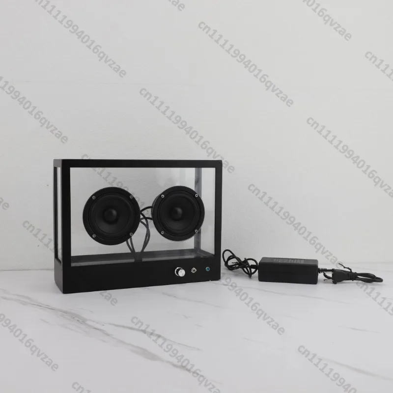 Modern Transparent Metal Audio Subwoofer Living Room Home Desktop Ornament Computer Wireless Bluetooth Speaker Ornament