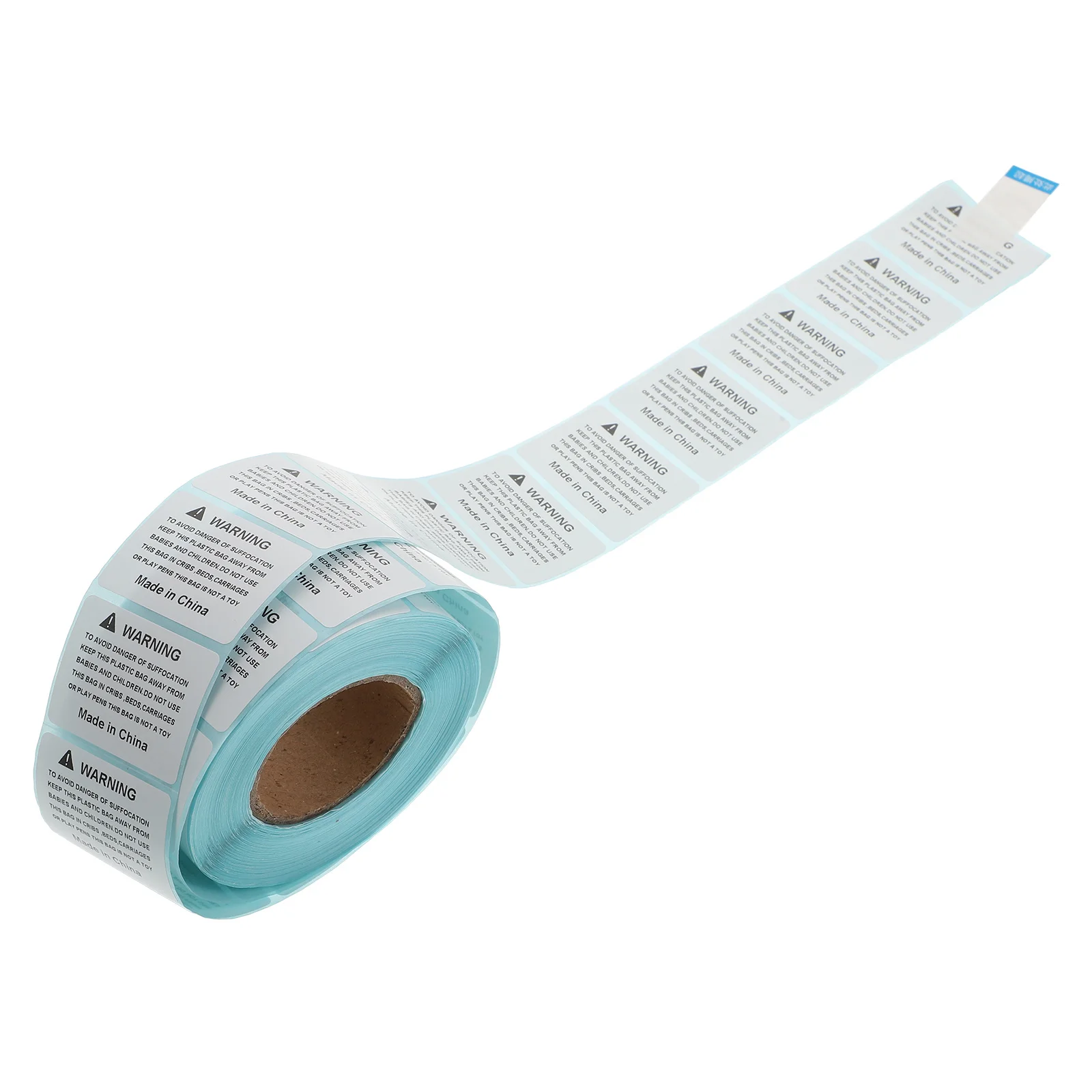 800 قطعة ملصقات تحذيرية للاختناق ملصقات شحن شديدة التحمل لأكياس التغليف ملصقات تعبئة مقاومة للماء قابلة للتقشير واللصق #4
