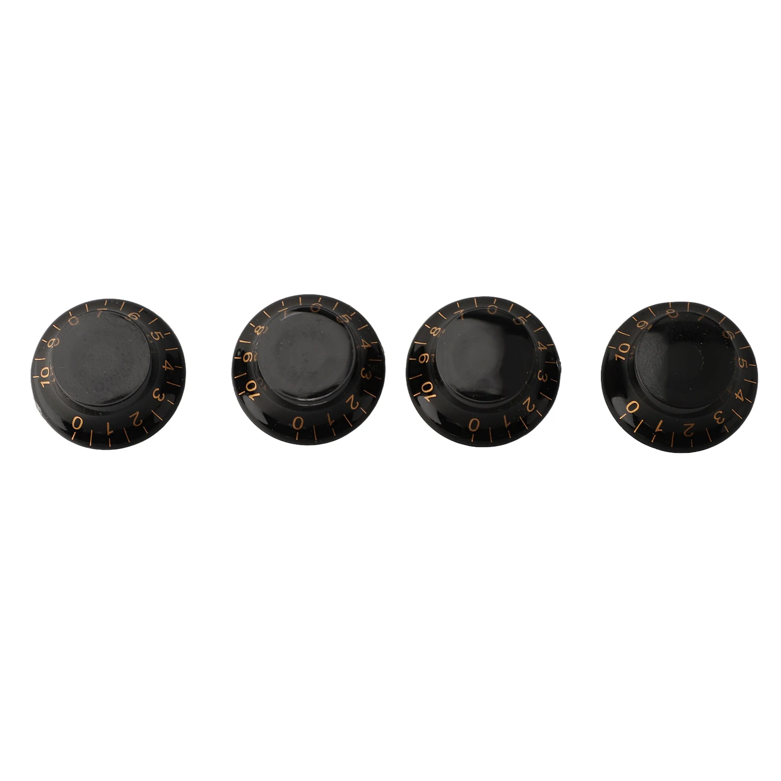 

4Pcs Guitar Knobs Kit Knob Part Speed Top 4pcs 6*3*2CM 6mm Diameter Pot Accessories Fittings For Electric Guitar