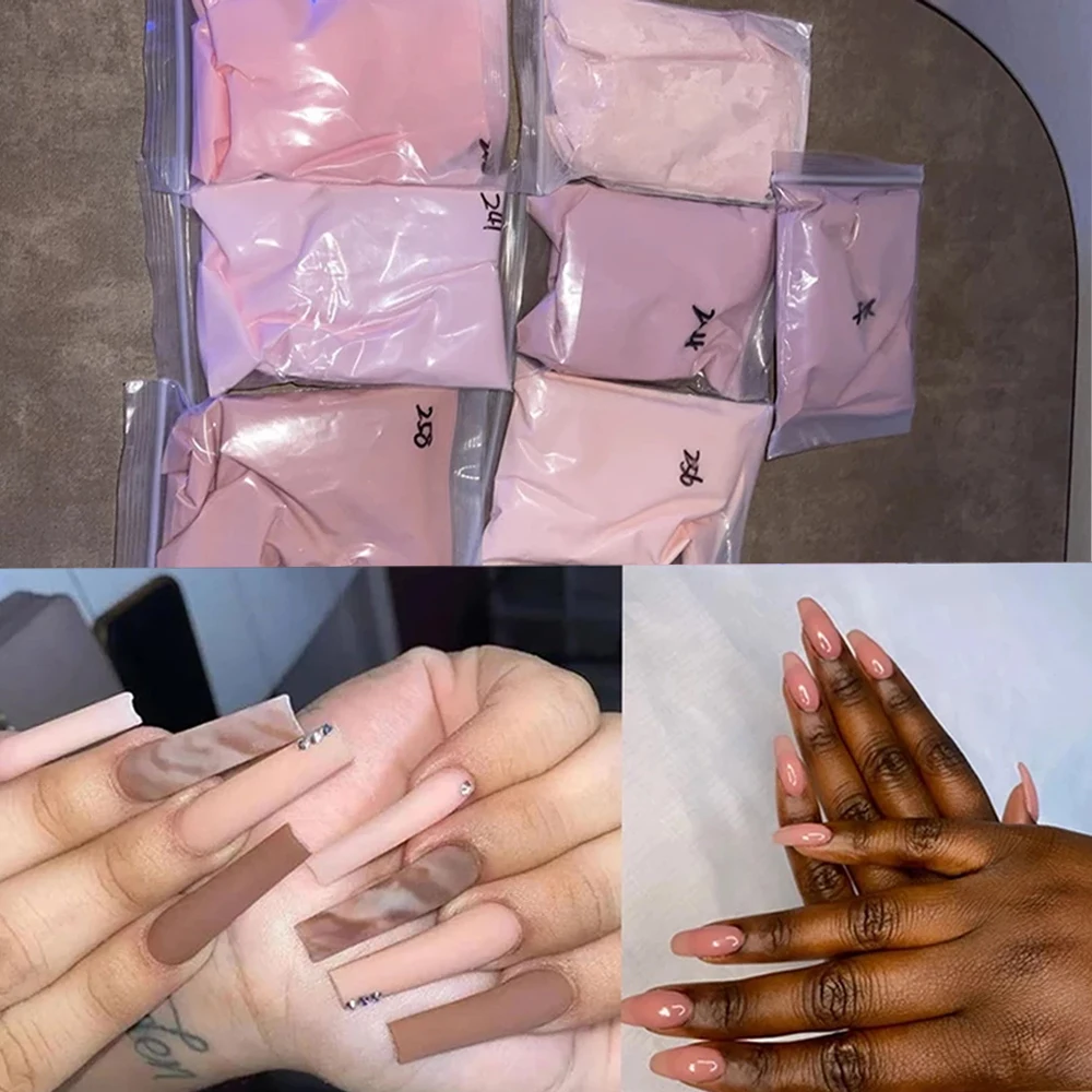 50G Nude Nail Art proszek akrylowy, różowy rozszerzenie/zanurzenie/wygrawerować pyłek do paznokci akrylowych proszek akrylowy do odbudowy paznokci proszki fabryka hurtownia