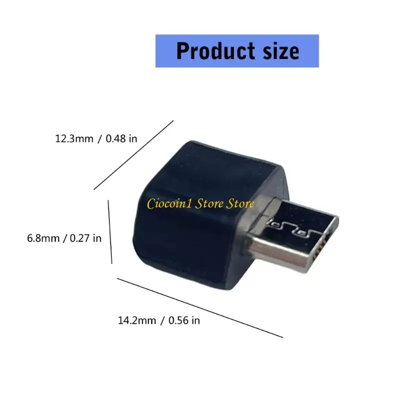 Micros USB-auf-Typ-C-Adapter, Ersatz für G502 kabellose Maus, einfache Reparatur, Kunststoff, Metallkonstruktion – Detail 6