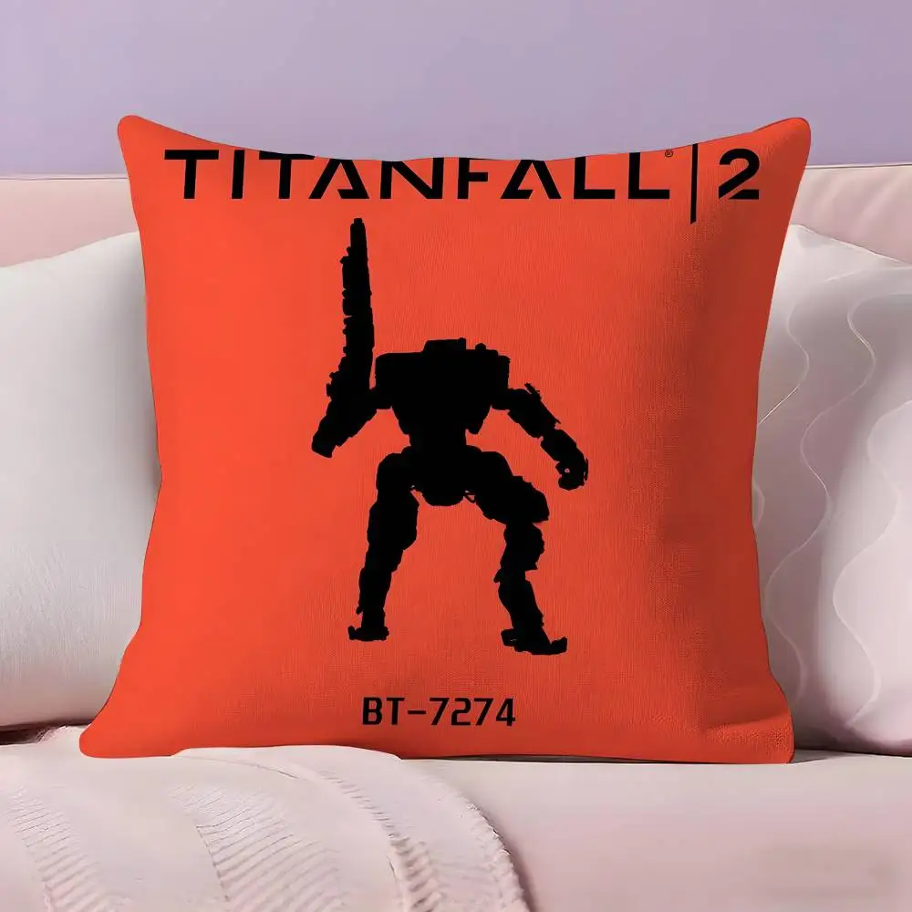 لعبة T-Titanfall 2 كيس وسادة كيس وسادة فائق النعومة وصديق للبشرة من القماش كلاود مثل الراحة وسحاب مخفي