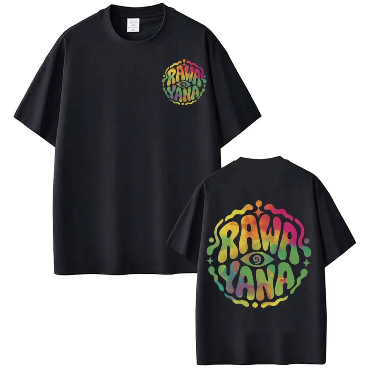 Rawayana ¿Donde Es El After? Tour 2026 Print T-shirt Men Women Vintage T-shirts  Summer Loose Casual Cotton Hip-hop T-shirts