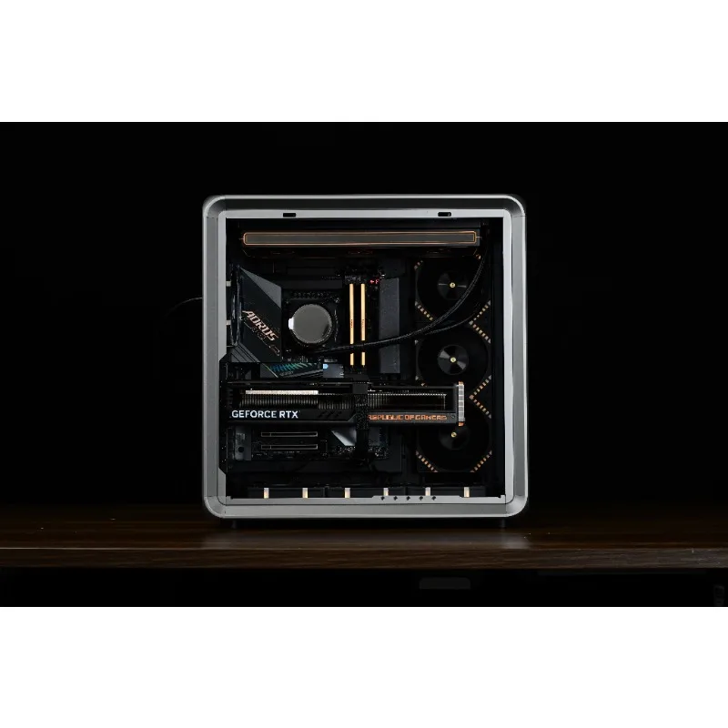 

BO400 aluminum alloy sea view room 9800X3D 5090/5080 game water-cooled desktop