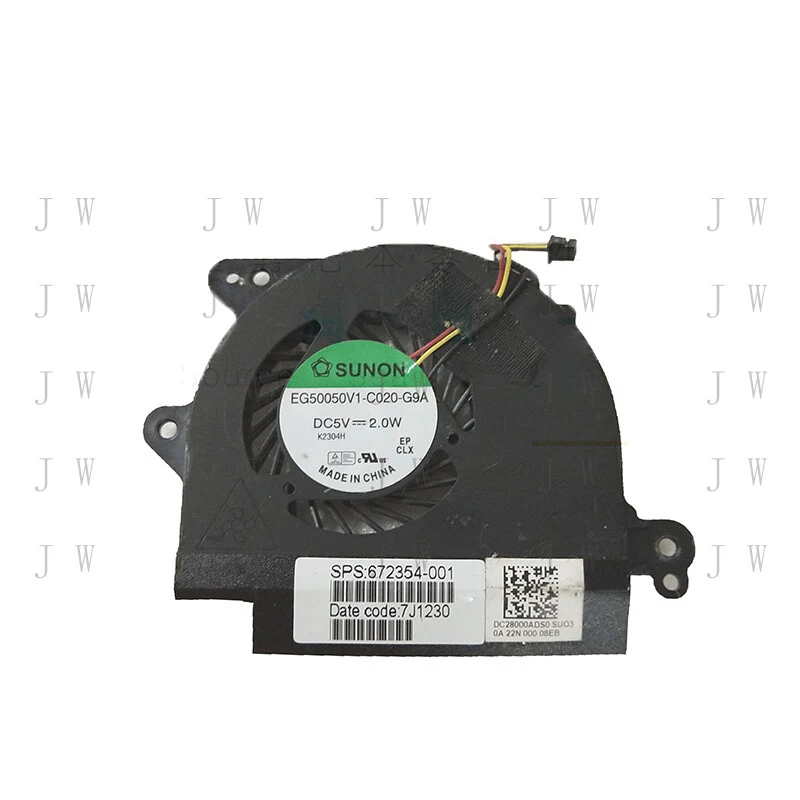 J    FOR HP Folio 13 13-1000 13-2000 D shell cooling CPU fan 672354-001