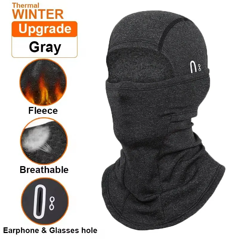 Thermische winter bivakmuts Fietsen volgelaatsmasker Warme buitensporten Motor Ski Vissen Jachtmasker Fleece sjaal Cap Bandana