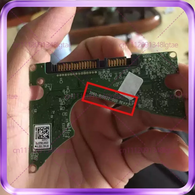 Used Hard disk, circuit board, board number 2060-800022-000 REVP2