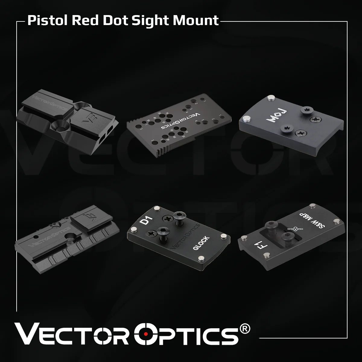 Victoptics Pistol Red Dot Sight Mount for vector Optics Frenzy Red Dot