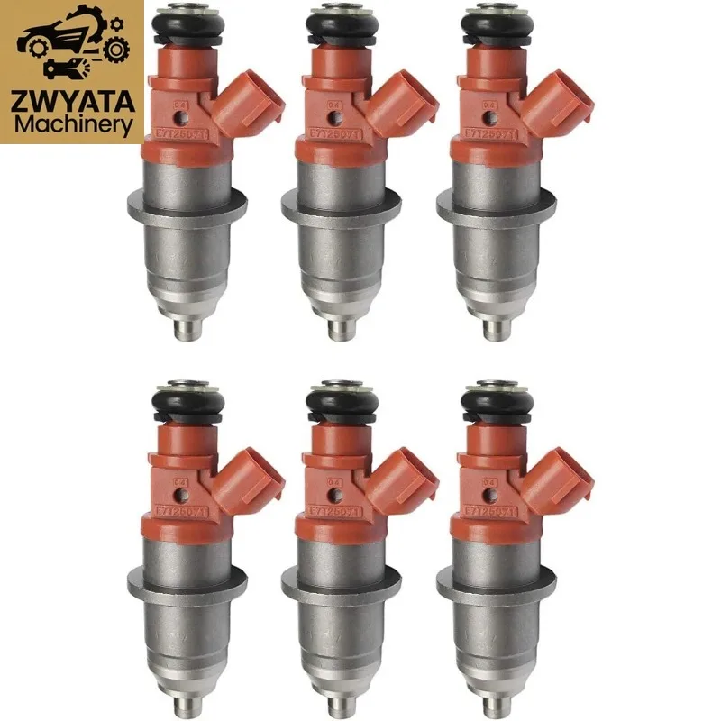 

6-piece brand new fuel injector set E7T25071 68F-13761-00-00 for Yamaha 150-200 HP outboard engines 68F137610000