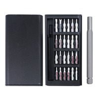 24-in-1 Precision Screwdriver Set, Plated, for Home Use - Phillips and Slotted Bits for Mobile Phone Repair