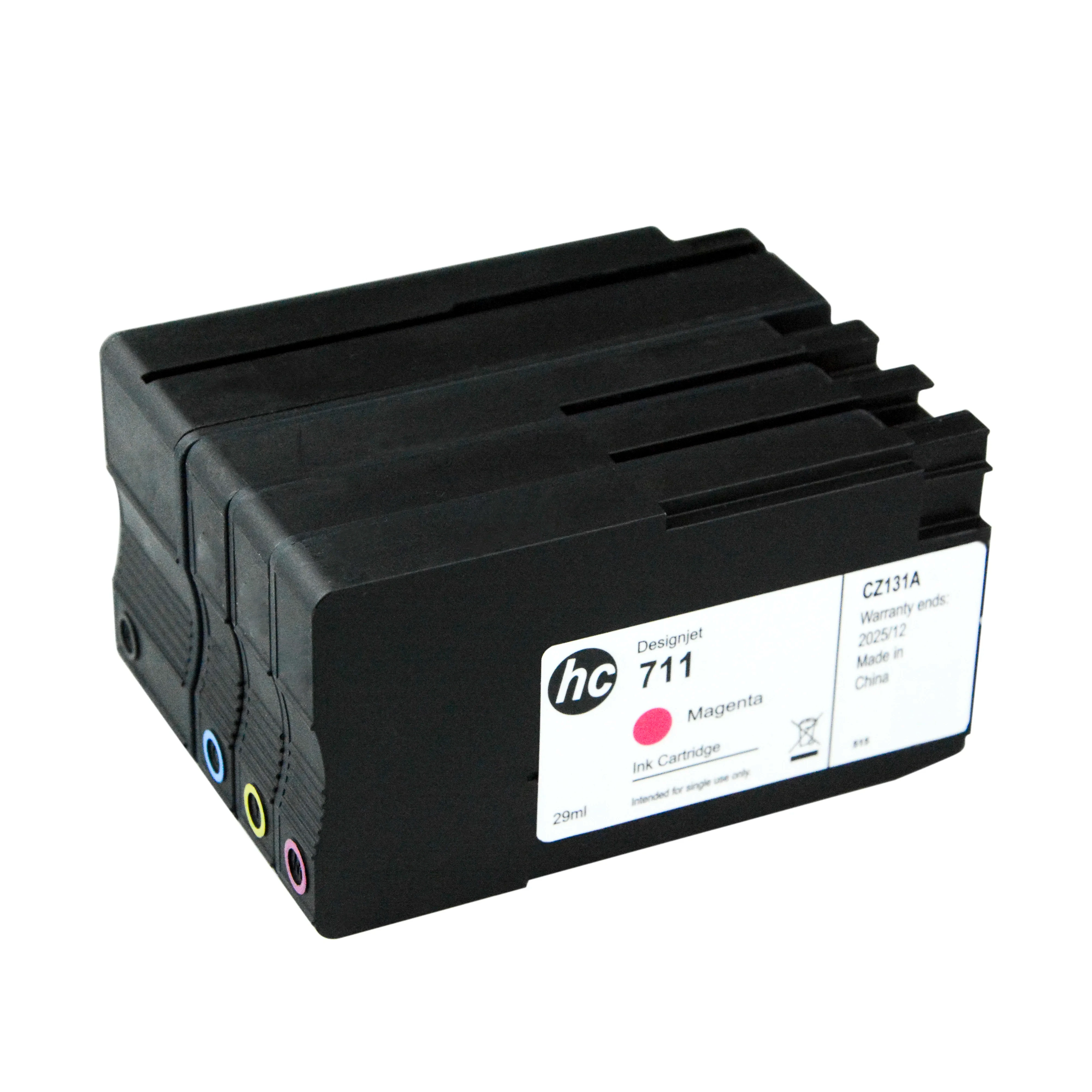 Imagem -02 - Cartucho de Tinta para hp Offconjunto Print Head Plotter Compatível para hp 711 Hp711 T120 T520 T530 Cq890 Cq893