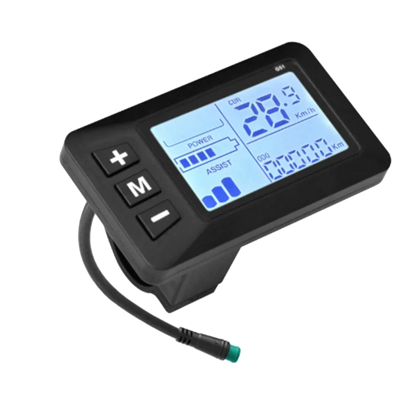 AliExpress NONE A89E-Bike 5-Pin LCD Speedometer Waterproof Display Multi Voltage 24V/36V/48V For Electric Scooter Accelerator