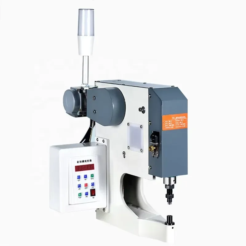 High Pressure Direct Drive Button Snap Eyelet Attaching Machine for Clothing Canvas Triple Protection Industrial Sewing
