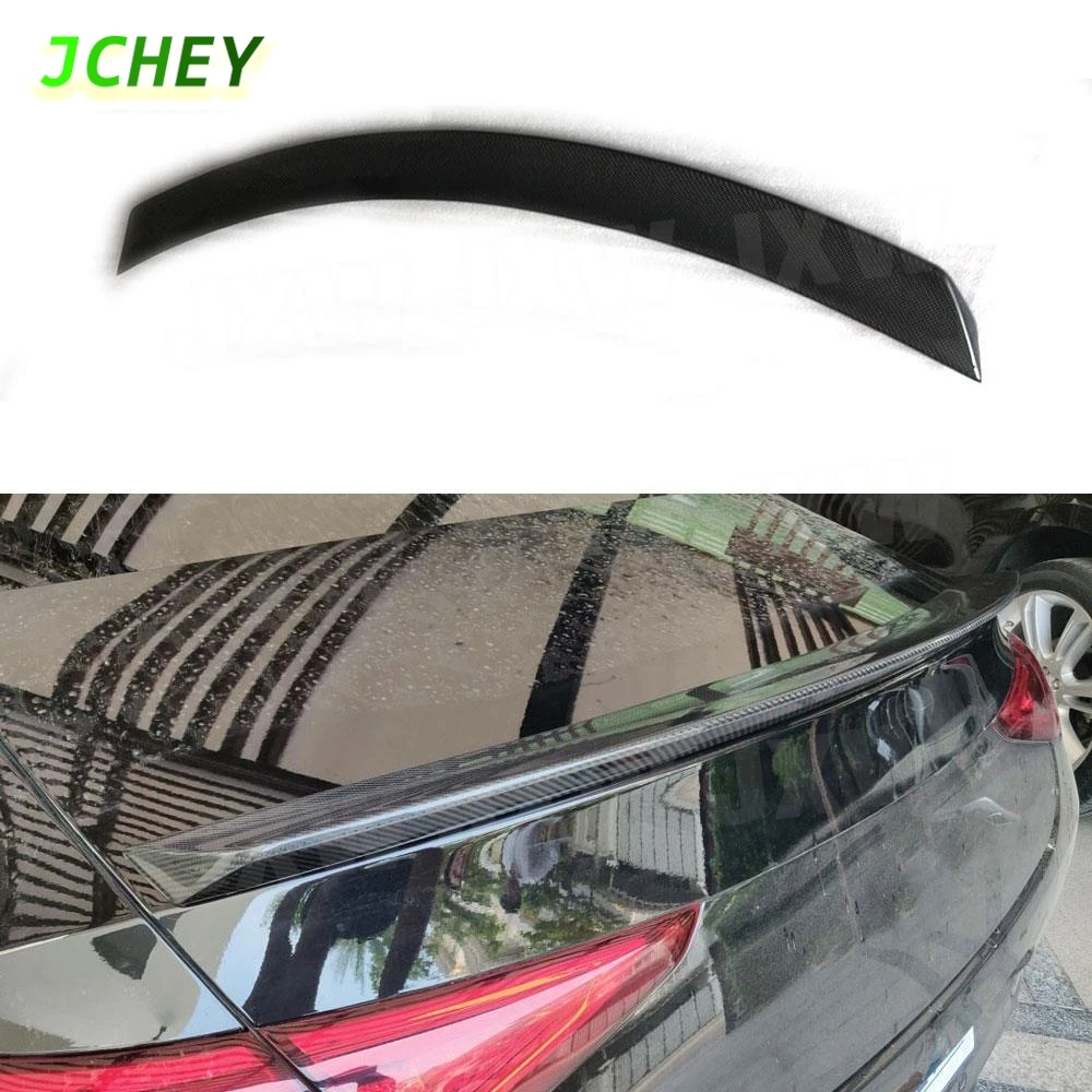 

Задний спойлер багажника из углеродного волокна JCHEY для Benz CLS Class W257 C257 CLS400 CLS550 для AMG 2018 2019, спойлер багажника, крылья автомобиля FRP