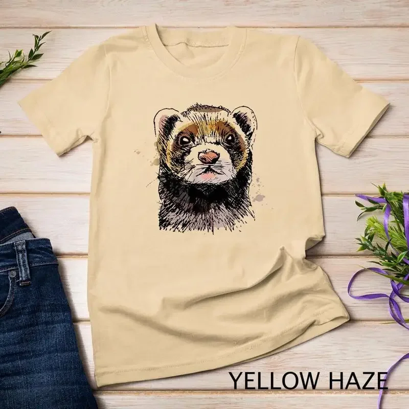 Ich liebe Frettchen-T-Shirt. Lustiges Frettchen-Shirt. Unisex-T-Shirt