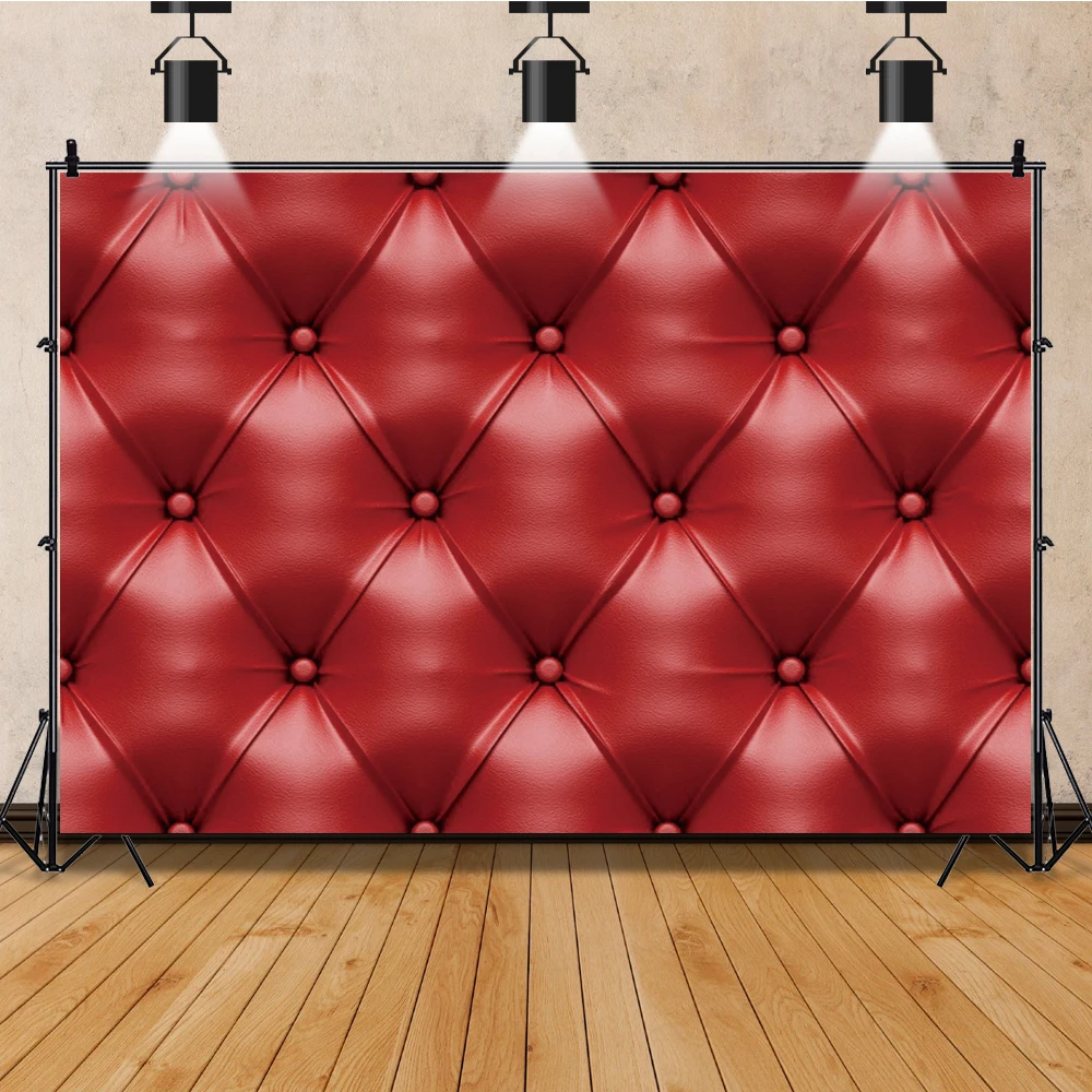 Diamond Leather Headboard Bed Photographic Backgrounds Bedroom Decor Birthday Party Photo Backdrop Portrait For Studio Props