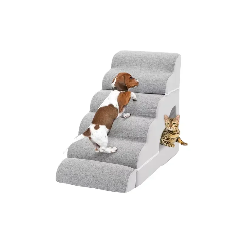 for High Bed Dog Staircase Soft Foam Splicing Step Non-slip Sturdy Pet Stairs