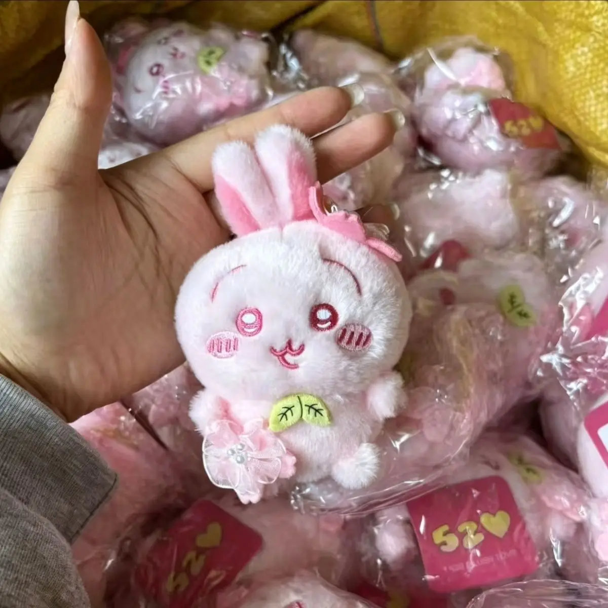 Usagi Spring Days Pink Cherry Blossom Cartoon Plush Stuffed Toy Crossbody Bag Decorative Cute Pendant Birthday Gift for Couples - view 6