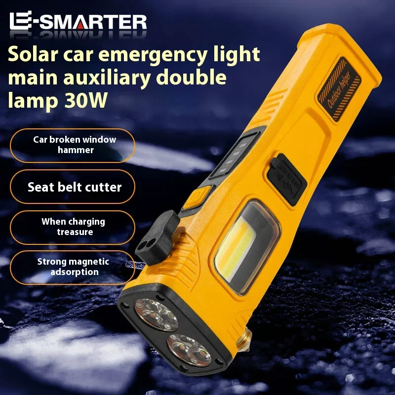 

Rechargeable Super Bright Flashlight High Lumens Tactical Flashlight LED Torch With COB Side Light and Display W5214